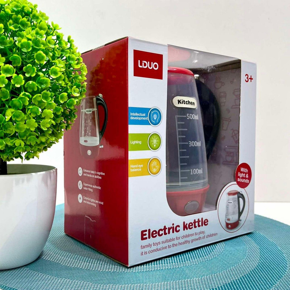 Чайник іграшковий музичний з підсвічуванням Червоний (86021) Чернігів - фото 5