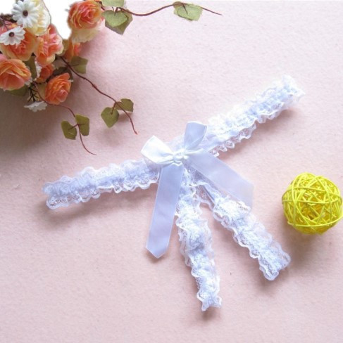 Трусики з розрізом жіночі білі - розмір універсальний, (резинка) Київ - фото 1