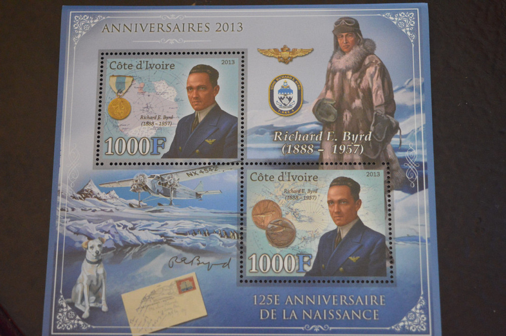 Кот-д’Ивуар. История. Личности. Блок. 2015 год (В-8) Полтава - изображение 1