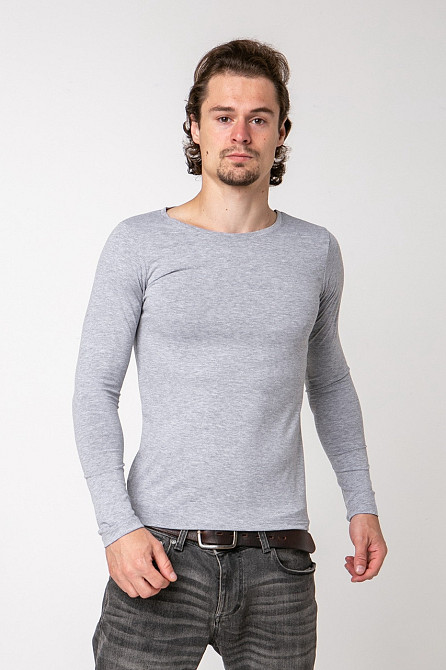 Футболка мужская длинный рукав Ozkan 0266 L Киев - изображение 1