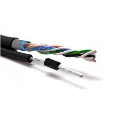 Кабель мережевий Merlion FTP 305м КНПЭ (4*2*0,50) [СCA] внешний, тросс, Black (03501) Вінниця