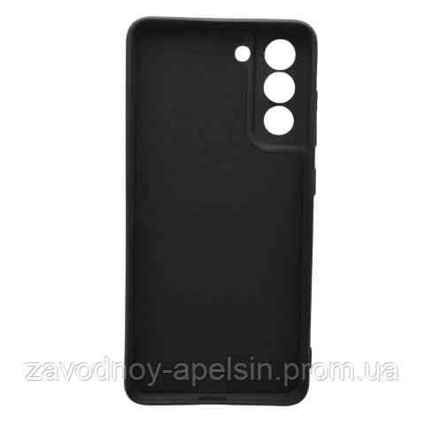 Samsung S23 S911 Чохол силіконовий Мікрофібра (чорний) Одеса