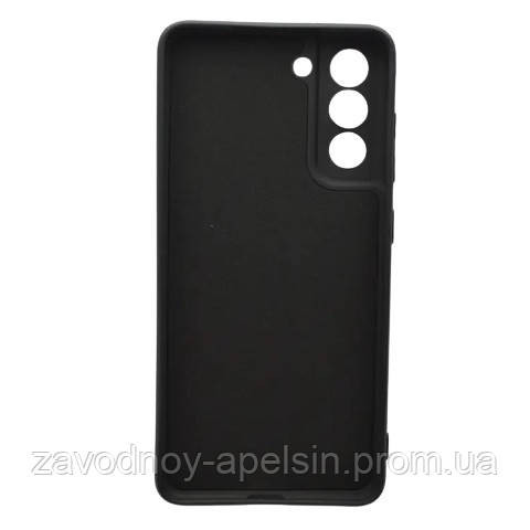 Samsung S23 S911 Чохол силіконовий Мікрофібра (чорний) Одеса - фото 2