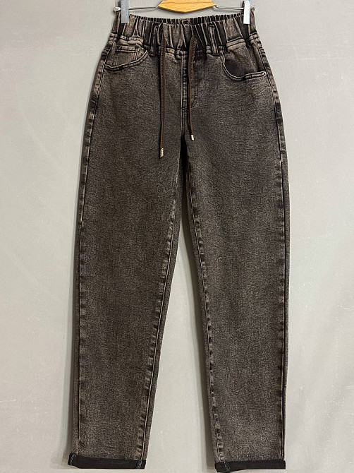 Джинсы женские Vanver 82099 MOM comfort талия на резинке со шнурком коричневые, коричневый, 29, 29, 82 см, 104 см Киев - изображение 8