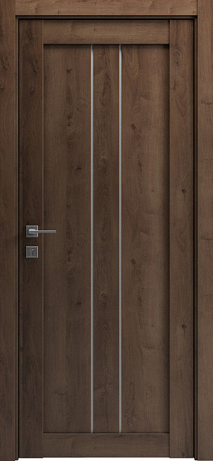 Дверь  ГРАНД Lux-1 Мадагаскар Полотно, покрытие ECO шпон Киев - изображение 1