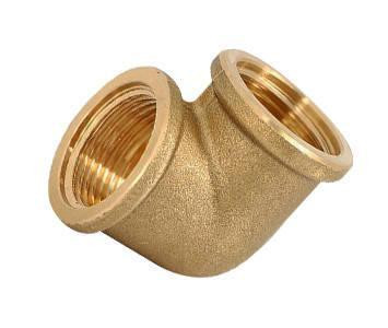 Кут 1/2'' внутр/внутр Україна, латунь Харків - фото 1