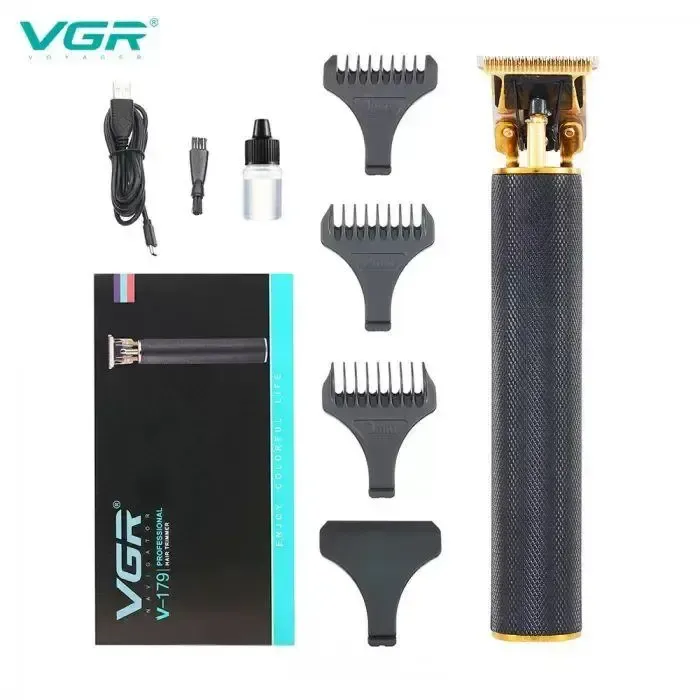 Профессиональный триммер VGR V-179 машинка для стрижки волос и бороды аккумуляторная с насадками (1, 2, 3 мм) Коломыя - изображение 6