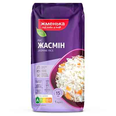 Крупа Жменька Рис Жасмін 1 кг (4820038700446) Вінниця