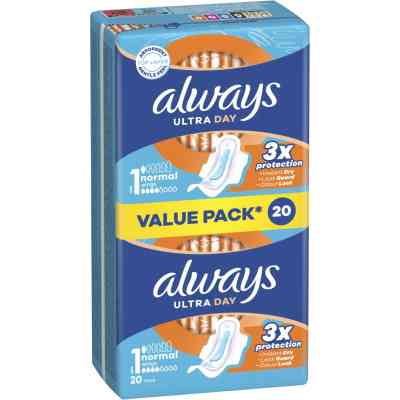 Гігієнічні прокладки Always Ultra Day Normal (Розмір 1) 20 шт. (8700216171311) Вінниця