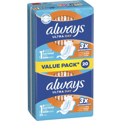 Гігієнічні прокладки Always Ultra Day Normal (Розмір 1) 20 шт. (8700216171311) Вінниця - фото 2