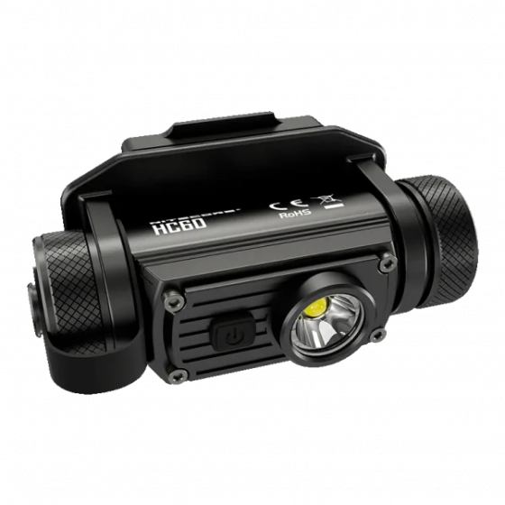 Налобный тактический фонарь Nitecore HC60M 1000лм для крепления на шлем Винница