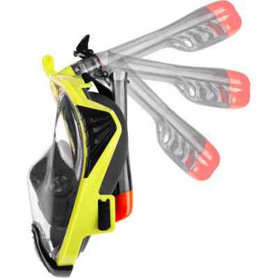 Маска для плавания Aqua Speed Drift 9936 чорний, жовтий 249-38 S/M (5908217699367) Винница