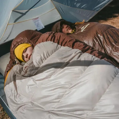 Спальный мешок Naturehike з натуральним пухом Snowbird CNK2550WS014, L, темно-коричневий 400 г (6927595784396) Вінниця - фото 2