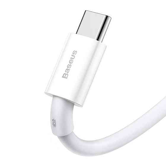 Кабель USB - Type-C Baseus Superior Series 66W 1m White CATYS-02 Одеса