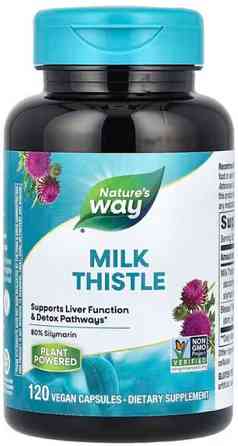 Розторопша Nature's Way Milk Thistle 120 веганських капсул Київ