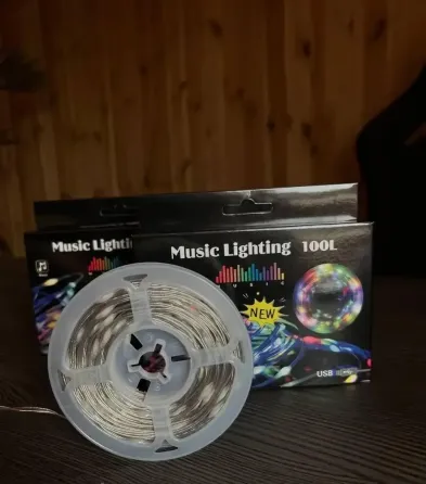 Гирлянда музыкальная с динамиком USB 10 м Коломия