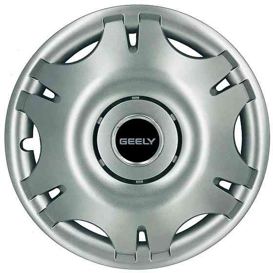 Автомобільні модельні ковпаки R16 Geely 402 4шт, SJS, сріблясті Київ