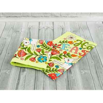 Рушник Руно вафельний набивний Великдень салатовий 45х60 см (205.15_Великдень салатовий_3) Вінниця