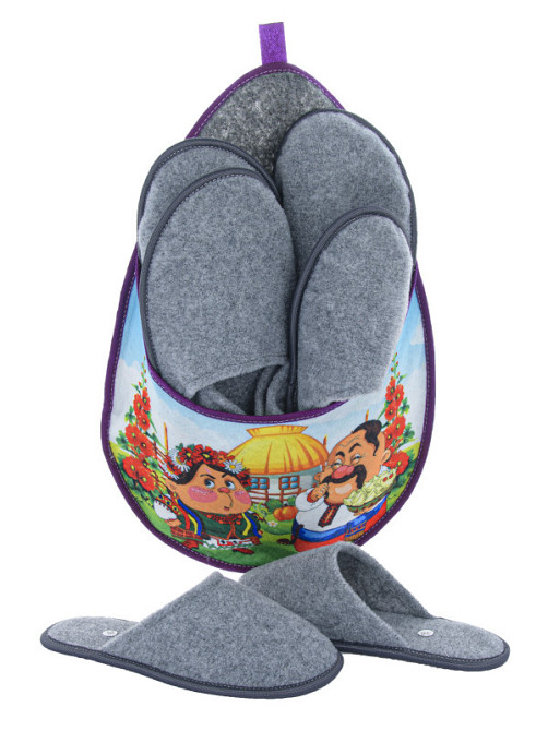 Набор тапочек для гостей КУМ КУМА качественые тапки 5 пар в комплекте 36 - 45 размеры Одесса - изображение 9