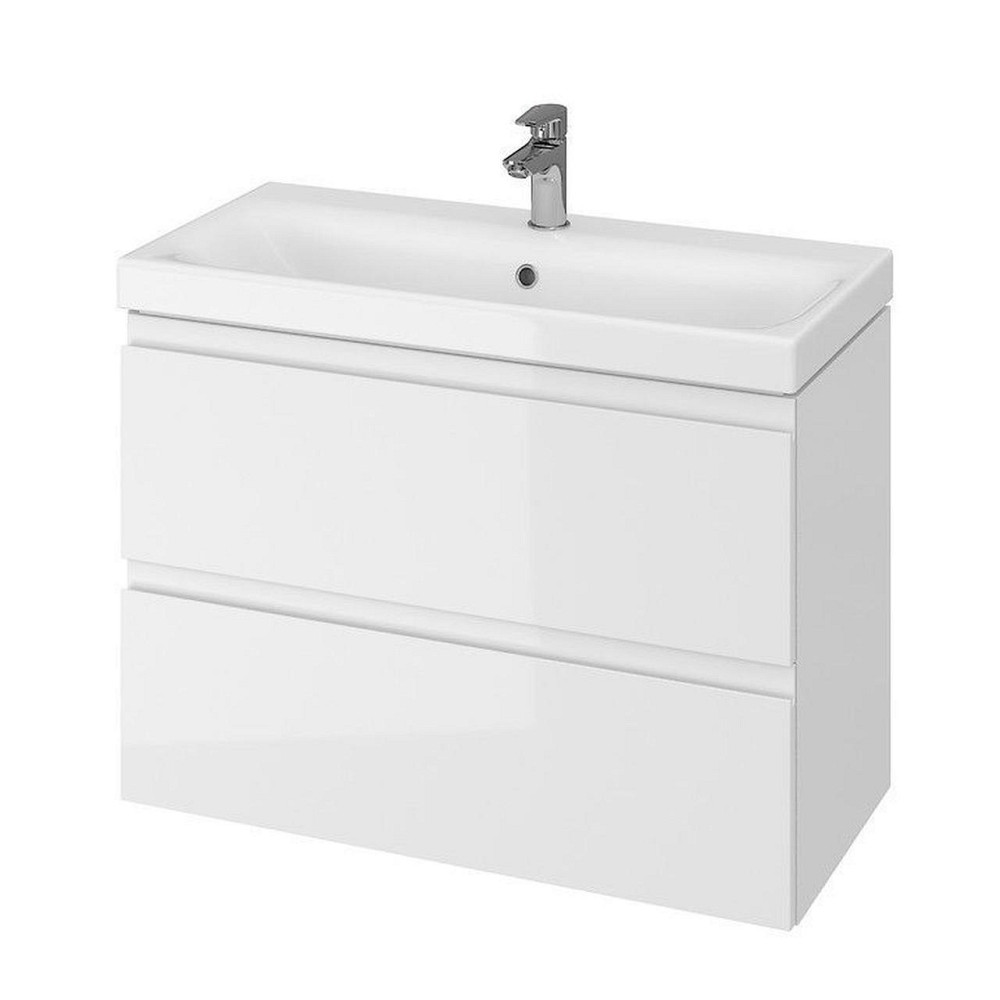 CET B06 MODUO SLIM шкафчик с умывальником MODUO SLIM 80 белый Киев - изображение 1
