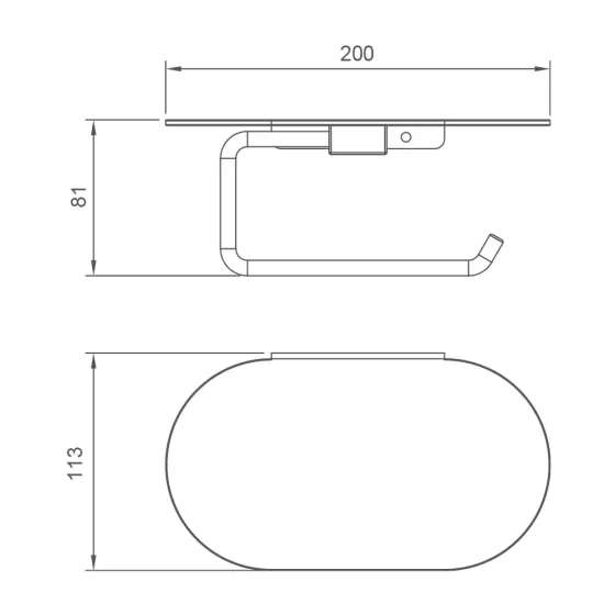 Держатель туалетной бумаги GAPPO G30703-3 200×113×81 мм, сатиновое золото Киев