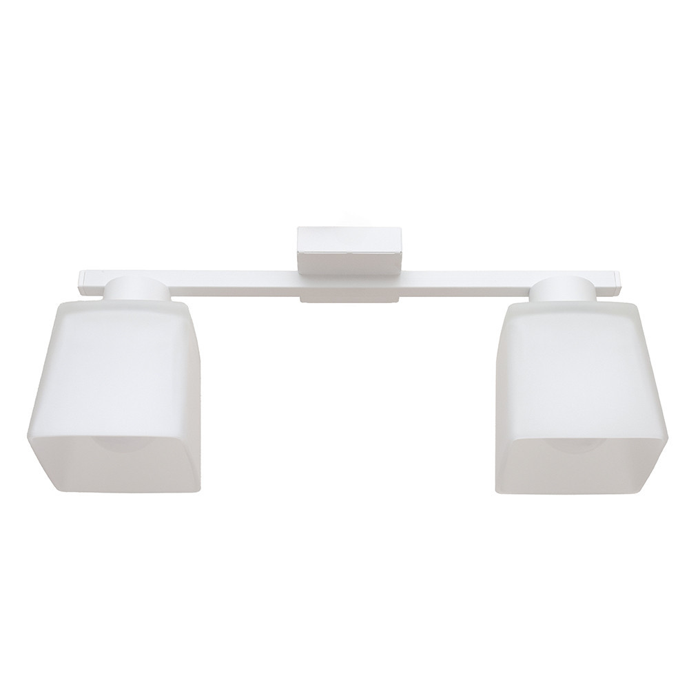 Люстра потолочная на два плафона MSK Electric Sakura под лампы Е27 белая NL 16510-2 WH Одесса - изображение 2