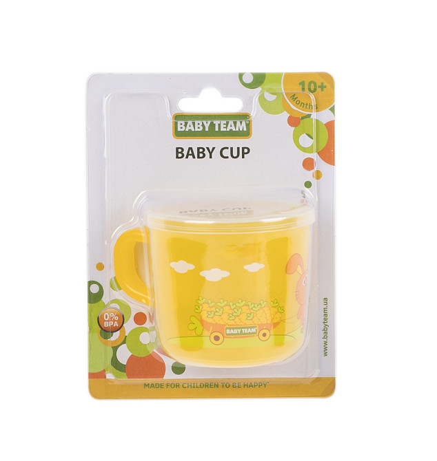Чашка дитяча (прозора) 10+ Baby team 200 мл Жовтий Кривий Ріг - фото 6