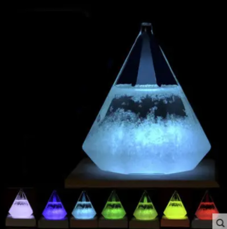 Барометры Штормгласс Кристалл Призма с LED подсветкой Storm glass Киев