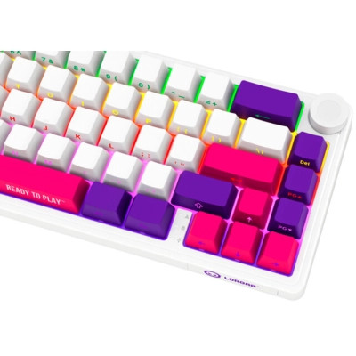 Клавіатура Lorgar KBP70MW Pro RGB Wireless/Bluetooth/USB UA White (LRG-KBP70MW-WH-US) Вінниця - фото 12