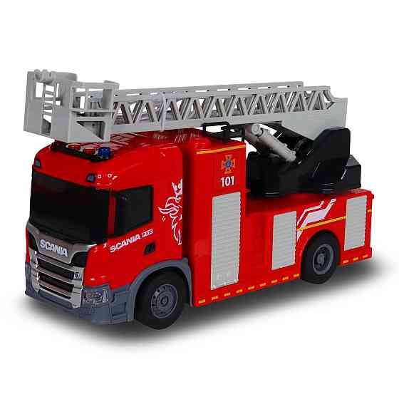 Автомодель серії Big Truck – Пожежна машина Scania (світло, звук, функ. води) Дніпро