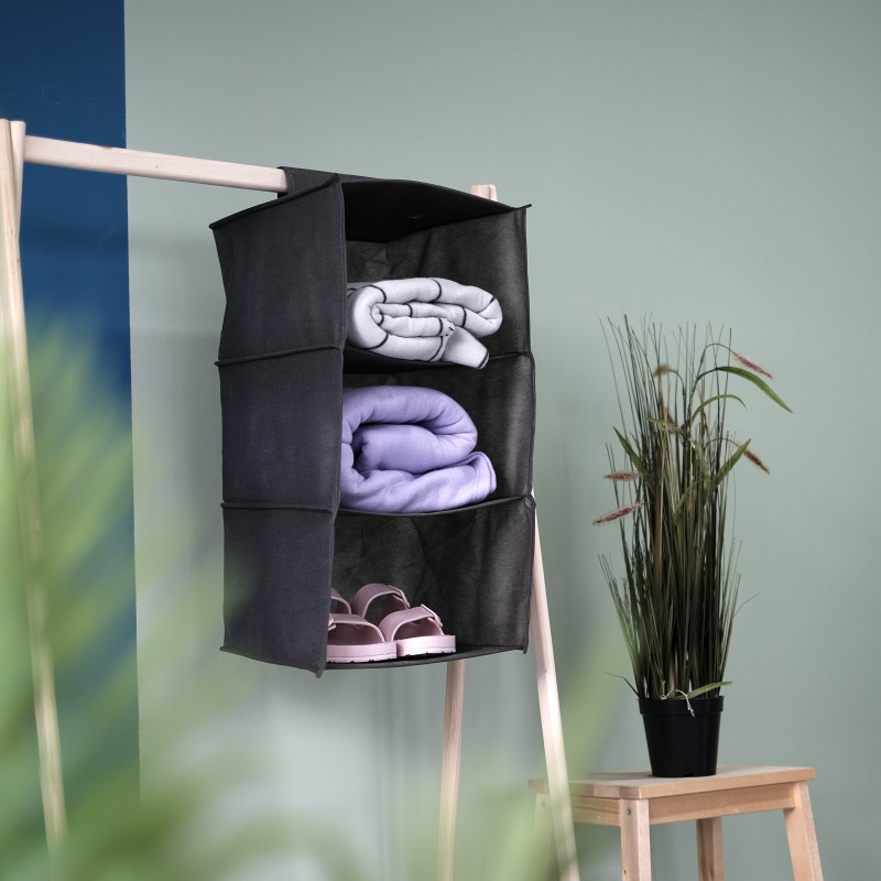 Подвесные полочки органайзер для хранения вещей 62x30x30 см L HP-L (Cерый) Сумы - изображение 1