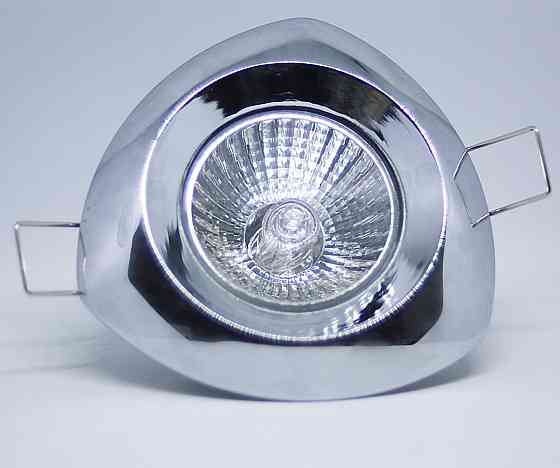 Спот - встраиваемый светильник 1хGU10х50W, хром, L6006T не поворотный Днепр