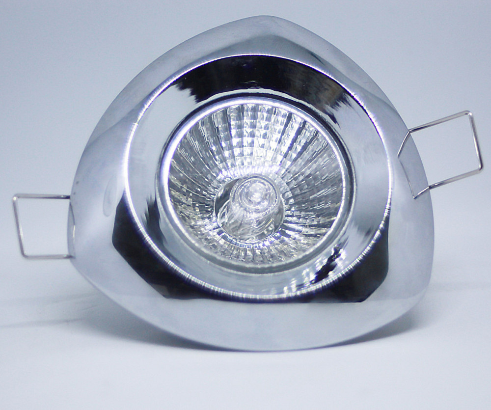 Спот - встраиваемый светильник 1хGU10х50W, хром, L6006T не поворотный Днепр - изображение 1