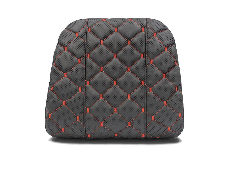 Автомобільний підголівник Comfort Trip AMF 004-2 225х245х60 з екошкіри червоний Дніпро - фото 7