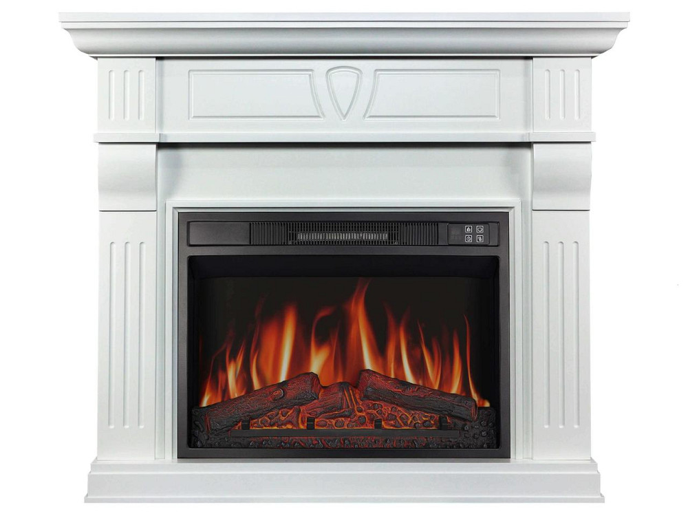 Камінокомплект ArtiFlame Beethoven AF23S білий з обігрівом і звуком горіння вогню Львів - фото 2