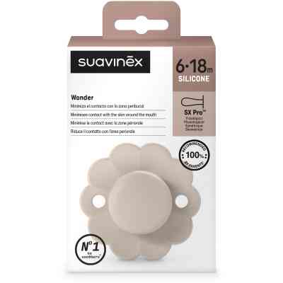 Пустушка Suavinex Wonder фізіологічна, 6-18 місяців, нюдова (308385) Вінниця