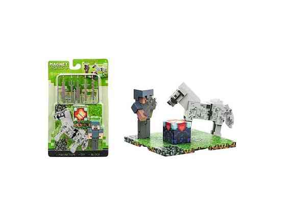 Герої магнітні Minecraft арт.T9944 ТМ 7TOYS Київ