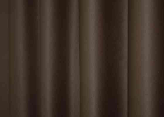Комплект коротких штор VR-Textil Блэкаут Midnight № 1677ш Коричневый 140х170 см 2 шт (35-0331) Киев