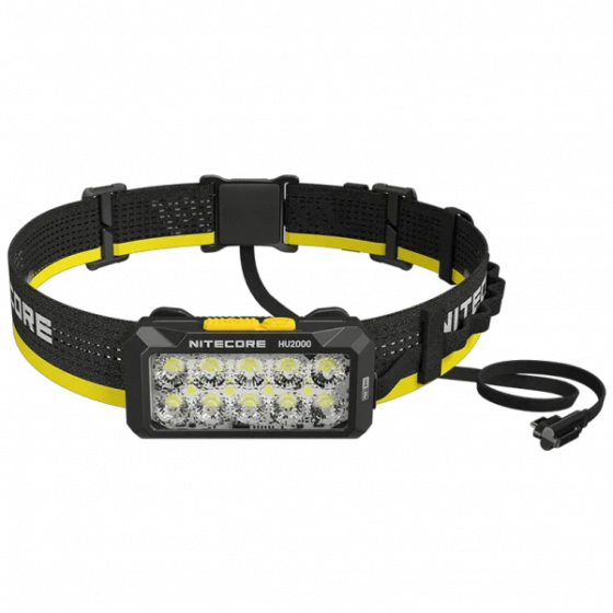 Налобний ліхтар Nitecore HU2000 Type-C 2000лм 160м білий + червоне світло (10 режимів) Вінниця