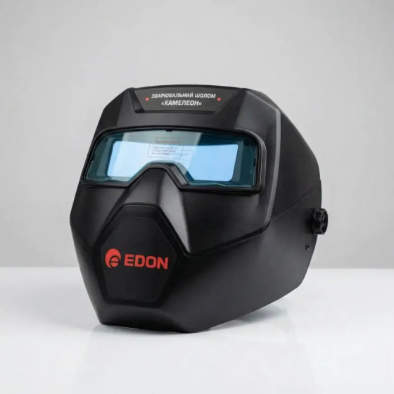 Зварювальна маска хамелеон Edon ED 5000 : автозатемнення, 16 DIN, щиток зварника (ED5000) Київ