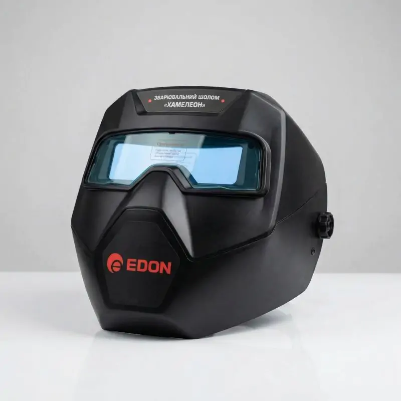 Зварювальна маска хамелеон Edon ED 5000 : автозатемнення, 16 DIN, щиток зварника (ED5000) Київ - фото 1