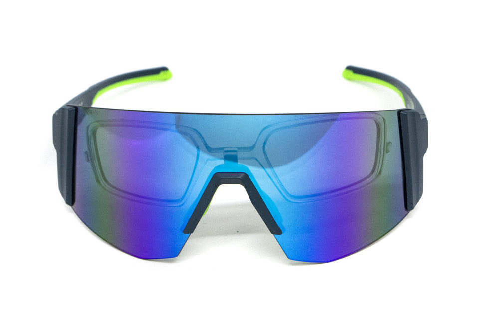 Окуляри захисні Global Vision Astro Blue (G-Tech™ blue), дзеркальні сині в синій оправі (з можливістю установки діоптрійної Запорожье - изображение 2