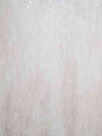 Шпалери вінілові на флізеліні гарячого тиснення DU&KA 1.06х10 вензель основа під штукатурку сірі коричневі Київ