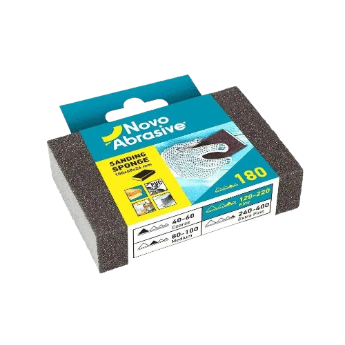 Губка шліфувальна 100*68*26мм P180 NovoAbrasive Житомир