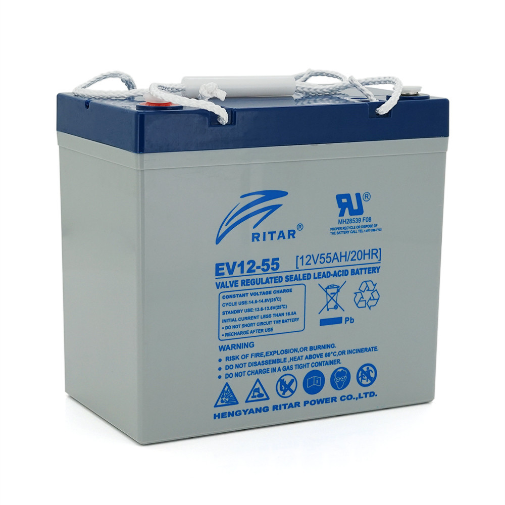 Тяговый аккумулятор RITAR EV12-55,12V 55Ah, M5 (229 х 138 х 211(216)), Q1 Киев - изображение 1