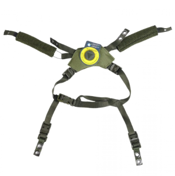 Універсальна система кріплень для шолома Wendy system із подушками Оливковий Вінниця - фото 8