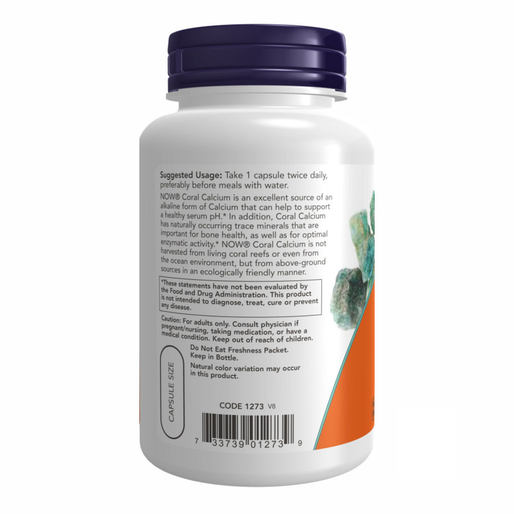 Кораловий кальцій Now Foods Coral Calcium 1000mg 100 розт капс Київ - фото 6