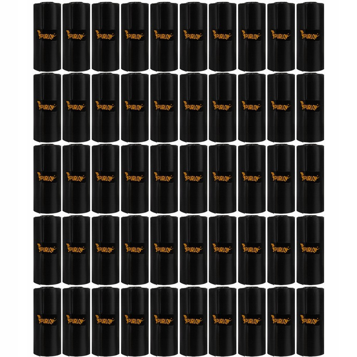 Набір Пакетів чорних для збирання фекалій 1000 шт з чохлом Purlov (22812) Black Нововолинськ - фото 2