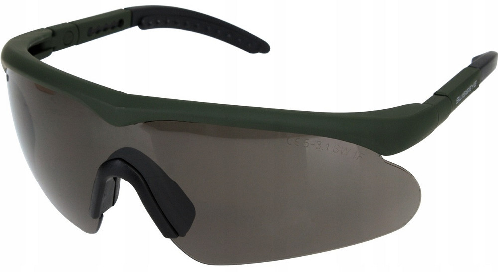 Тактичні Окуляри захисні з 2 змінними лінзами + чохол Swisseye "Raptor" (10163) Olive Нововолинськ - фото 2