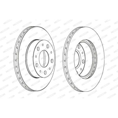 Тормозной диск FERODO DDF1171 Винница - изображение 1